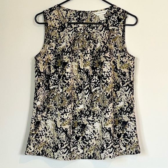 Christopher & Banks Tops - Christopher & Banks Multicolor Sleeveless Blouse - Size: Medium